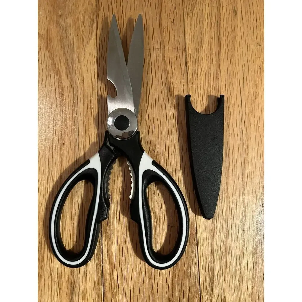 Stainless Steel Kitchen Shears Heavy Duty Scissors for Meat Fish Chicken Bones